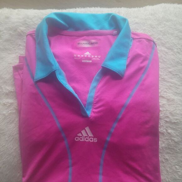 Women's Addias Barricade Tennis Polo Sz S - Picture 7 of 10